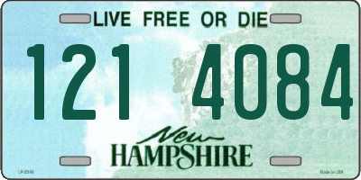 NH license plate 1214084