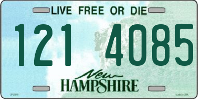 NH license plate 1214085