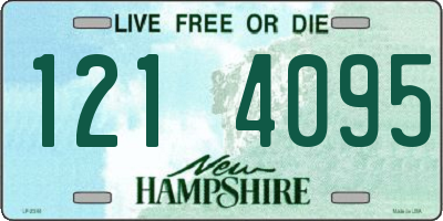 NH license plate 1214095