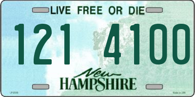 NH license plate 1214100