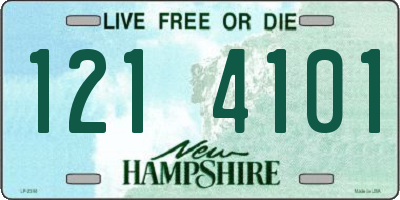 NH license plate 1214101