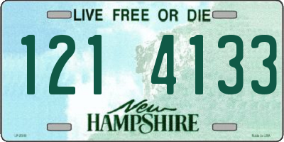 NH license plate 1214133