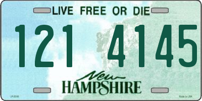 NH license plate 1214145