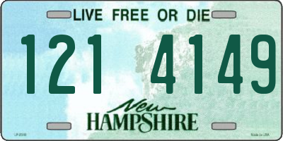 NH license plate 1214149