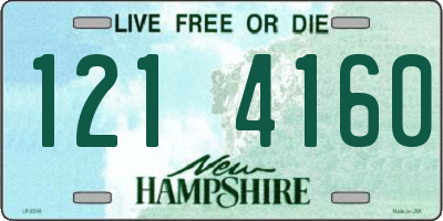 NH license plate 1214160