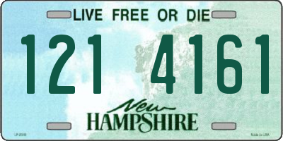 NH license plate 1214161
