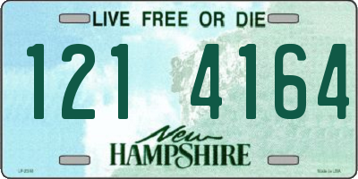 NH license plate 1214164