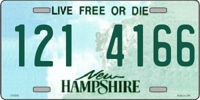 NH license plate 1214166