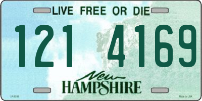 NH license plate 1214169