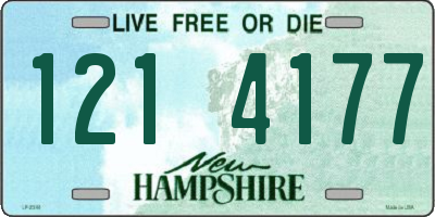 NH license plate 1214177