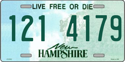 NH license plate 1214179