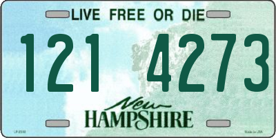 NH license plate 1214273