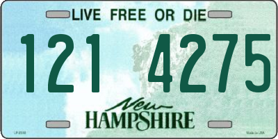 NH license plate 1214275