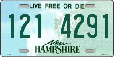 NH license plate 1214291