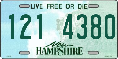 NH license plate 1214380