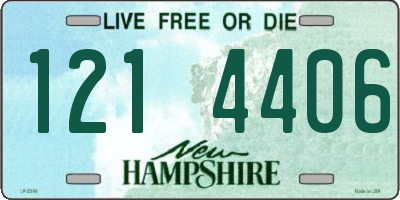 NH license plate 1214406