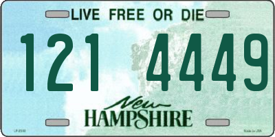 NH license plate 1214449