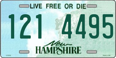 NH license plate 1214495