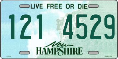 NH license plate 1214529