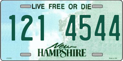 NH license plate 1214544