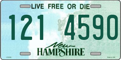 NH license plate 1214590
