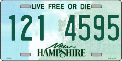 NH license plate 1214595