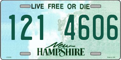 NH license plate 1214606