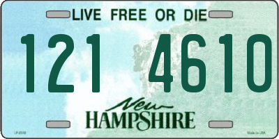 NH license plate 1214610