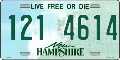 NH license plate 1214614