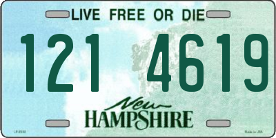 NH license plate 1214619