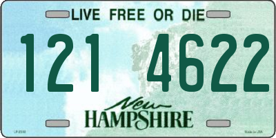 NH license plate 1214622