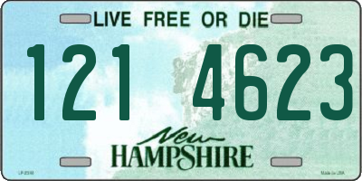 NH license plate 1214623