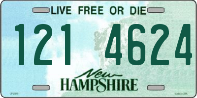 NH license plate 1214624