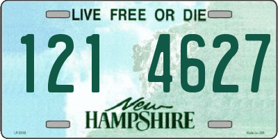 NH license plate 1214627