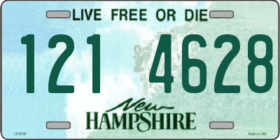 NH license plate 1214628