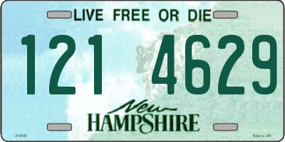 NH license plate 1214629