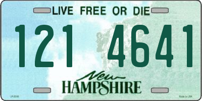 NH license plate 1214641