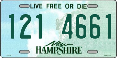NH license plate 1214661