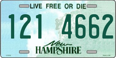 NH license plate 1214662