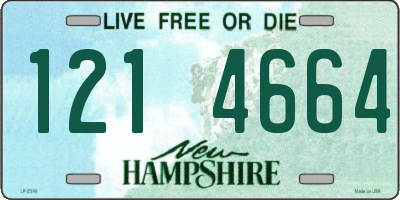 NH license plate 1214664