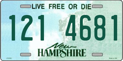 NH license plate 1214681