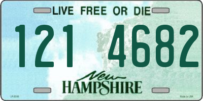 NH license plate 1214682