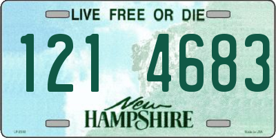 NH license plate 1214683
