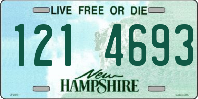 NH license plate 1214693
