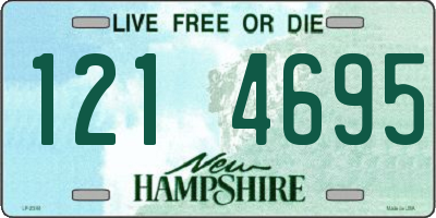 NH license plate 1214695