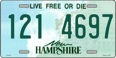 NH license plate 1214697