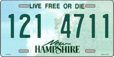 NH license plate 1214711