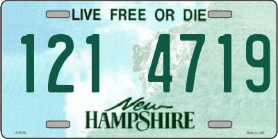 NH license plate 1214719