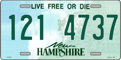 NH license plate 1214737