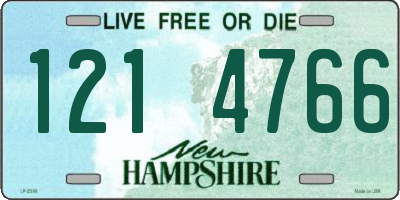 NH license plate 1214766